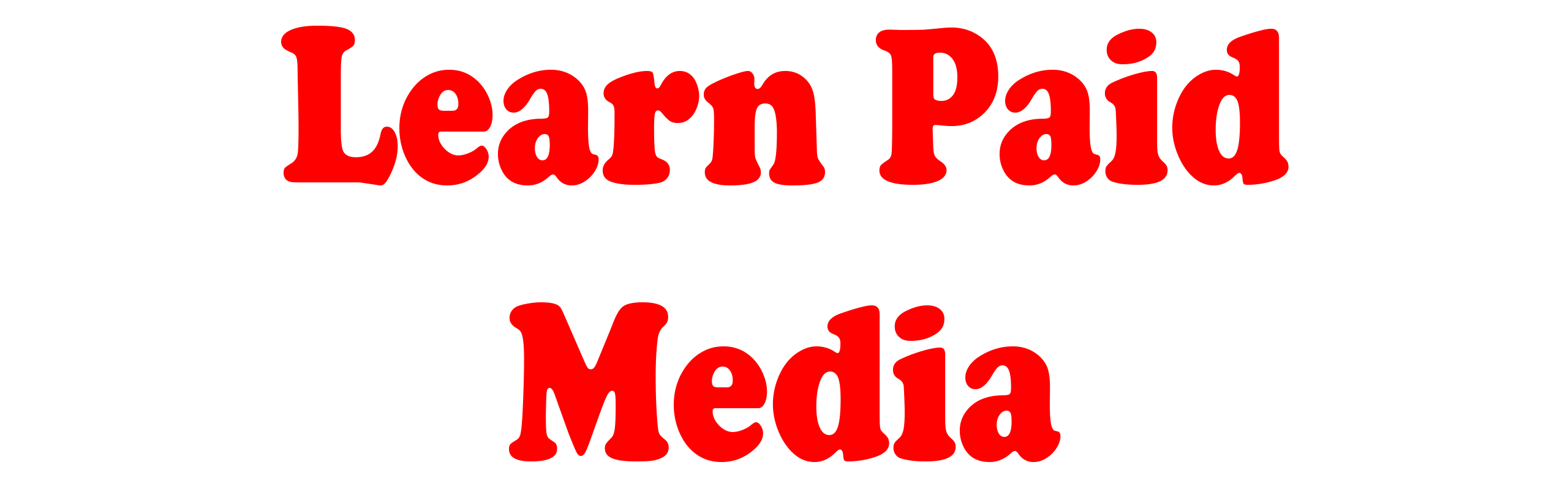 Learn Paid Media